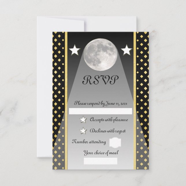 Moonlight RSVP Card (Front)