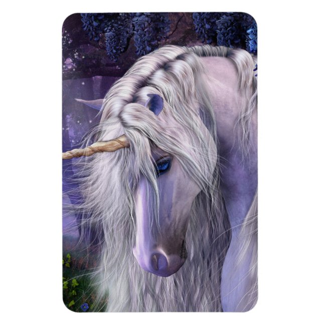 Moonlight Serenade Unicorn Premium Flexi Magnet (Vertical)