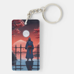 Moonlight Shinobi Crimson Blossom Keychain