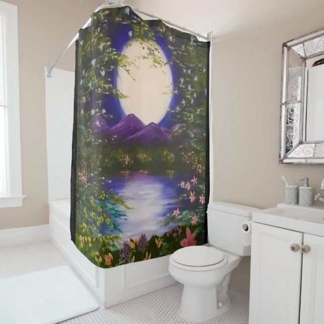 Moonlight  shower curtain (In Situ)