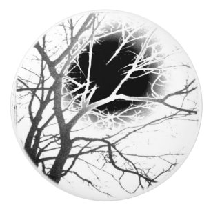 Moonlight Silhouette Ceramic Knob