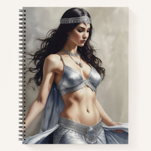 Moonlight Silver Notebook