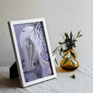 Moonlight Sleeper on canvas Poster