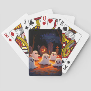 Moonlight Spooky Ghost Tales Playing Cards