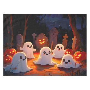 Moonlight Spooky Ghost Tales Tablecloth