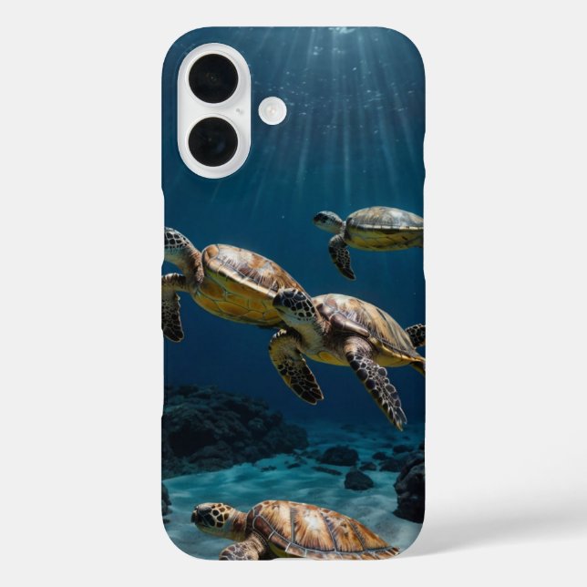 Moonlight Turtles Case-Mate iPhone Case (Back)