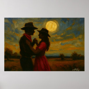 Moonlight Two-Step Art Print