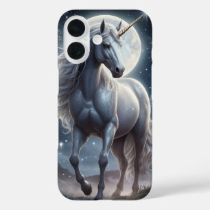 Moonlight Unicorn iPhone 16 Case