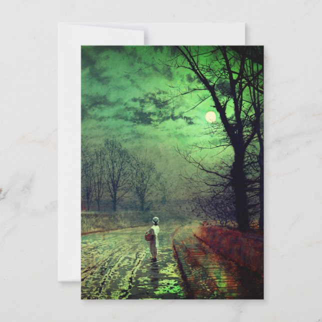 Moonlight Walk  Invitation (Front)