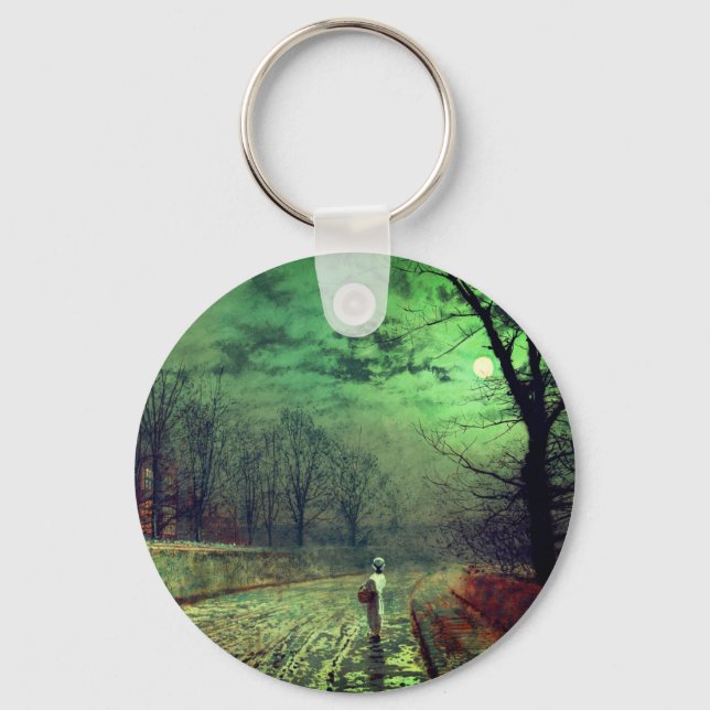 Moonlight Walk  Key Ring (Front)