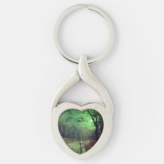 Moonlight Walk  Key Ring (Front)
