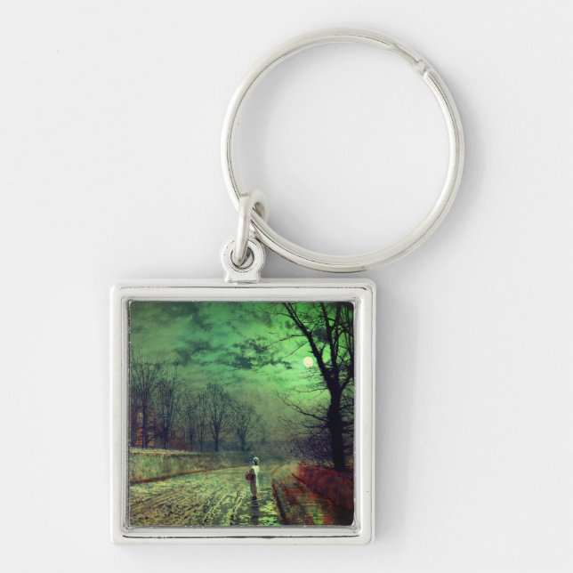 Moonlight Walk  Key Ring (Front)