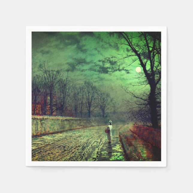 Moonlight Walk  Napkin (Front)