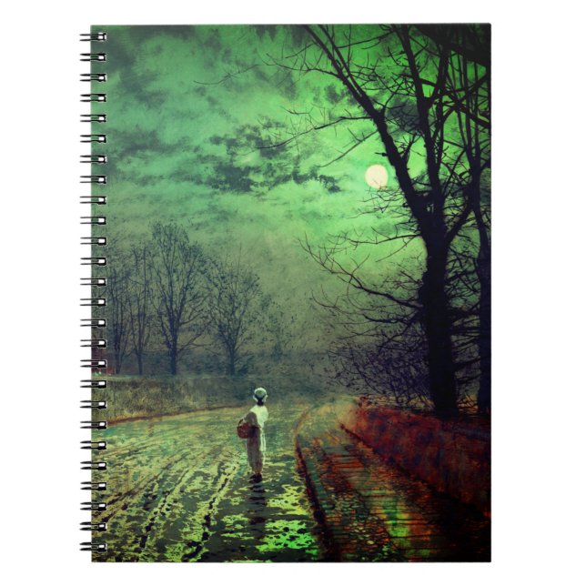 Moonlight Walk  Notebook (Front)