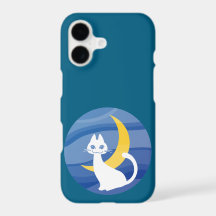 Moonlight white cat