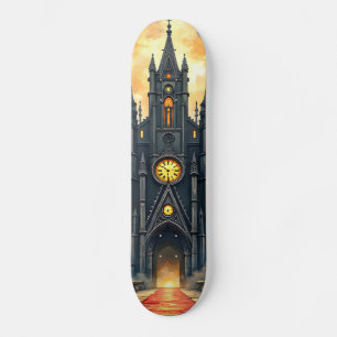 Moonlit Aisle of Eternal Vows –Gothic Wedding Gate Skateboard