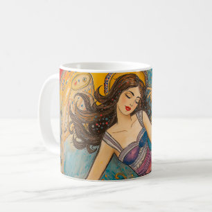 Moonlit Angel Coffee Mug