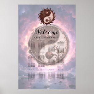 Moonlit Balance – Yin Yang of Eternal Light.  Poster