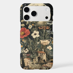 Moonlit Blooms Over Rustic Charm