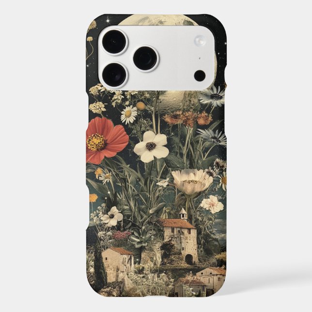 Moonlit Blooms Over Rustic Charm (Back)