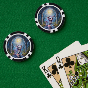 Moonlit Bones – Guardian of Forgotten Dreams. Poker Chips