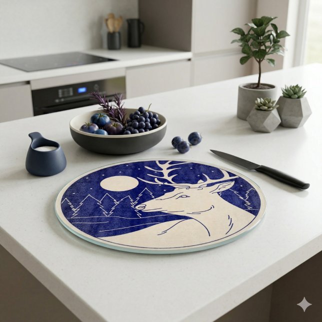 Moonlit Buck Cutting Board (Creator Uploaded)