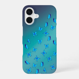 Moonlit Butterflies iPhone 16 Case – Whimsical Art