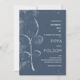 Moonlit Canvas Wedding Invitation