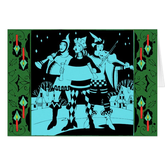 Moonlit Caroling Trio (Front Horizontal)