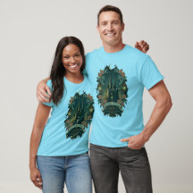 Moonlit Castle Enchantment Customizable T-Shirt 