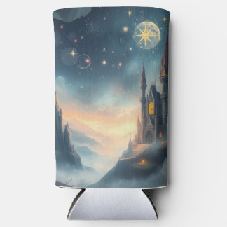 Moonlit Celestial Castle Seltzer Can Cooler