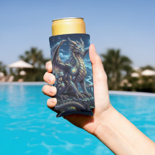 Moonlit Celestial Dragons and Castle Seltzer Can Cooler