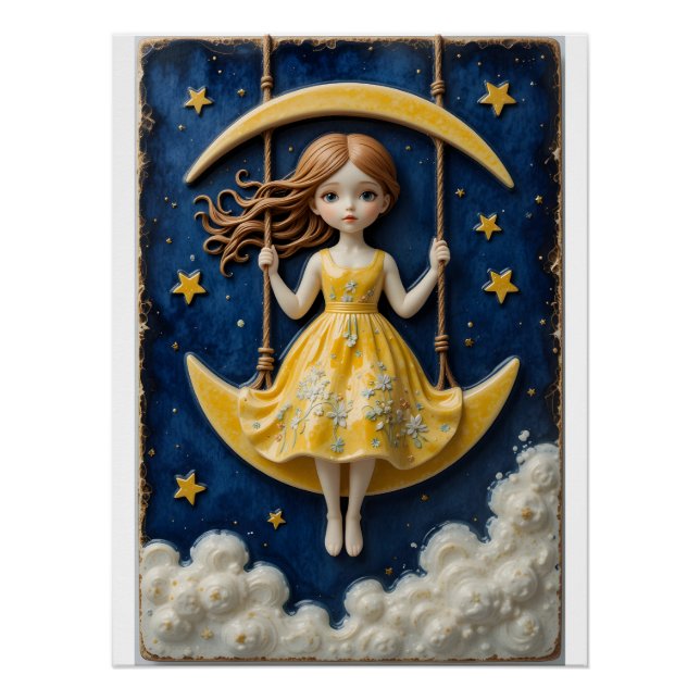 Moonlit Ceramic Dream Poster (Front)