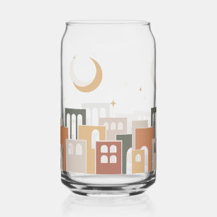 Moonlit City Can Glass