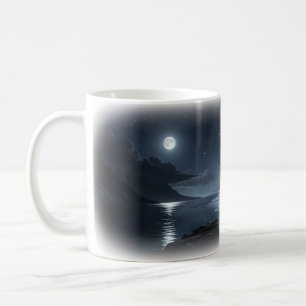 Moonlit Coast of Quiet Wonder Art Mug