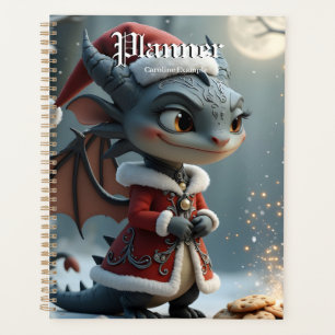 Moonlit Cookie Bandit – The Grey Christmas Dragon. Planner