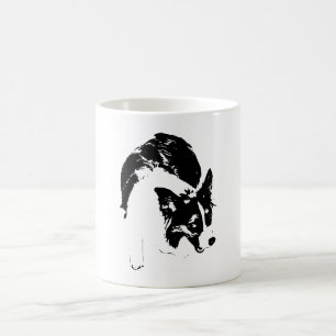Moonlit Corgi Mischief Coffee Mug