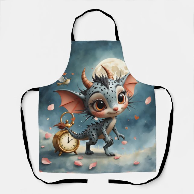 Moonlit Creature Caelum Tickwing  Apron (Front)