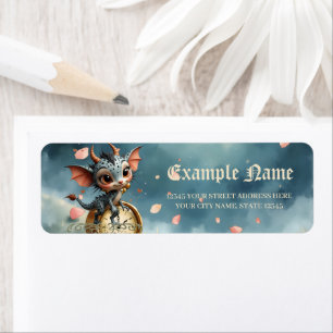 Moonlit Creature Caelum Tickwing Return Address Label