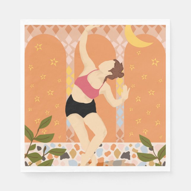 Moonlit Dance Napkin (Front)