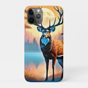 Moonlit Deer Stance iPhone 11 Pro Case