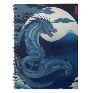 Moonlit Dragon of Fuji Notebook