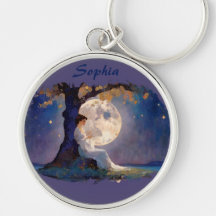 Moonlit Dreamer - Serene Night Sky