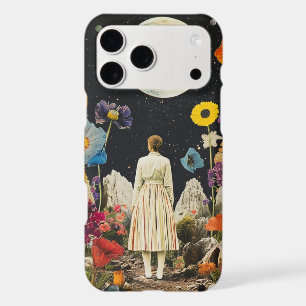 Moonlit Elegance - Back View of Woman with Moon 3