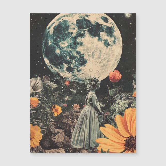 Moonlit Elegance - Woman with Moon (3) (Front)