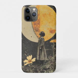 Moonlit Elegance - Woman with Moon iPhone 11 Pro Case