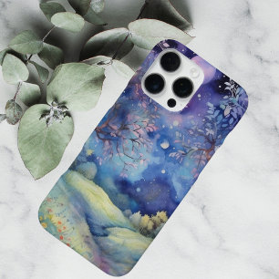 Moonlit Enchanted Forest Nightscape iPhone 16 Pro Max Case