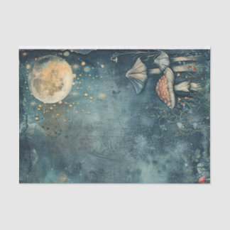 Moonlit Fairy Garden Decoupage Tissue Paper