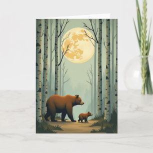 Moonlit Fathers Day Walk Card