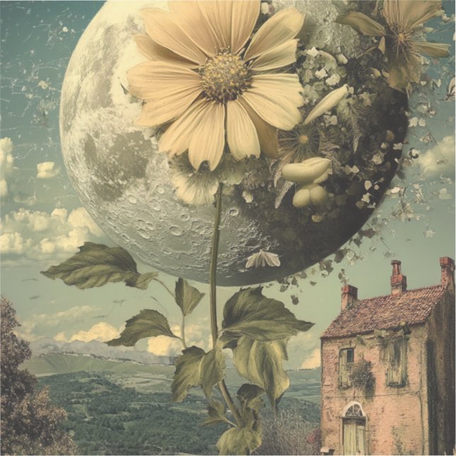 Moonlit Flower & Vintage Charm (Front)